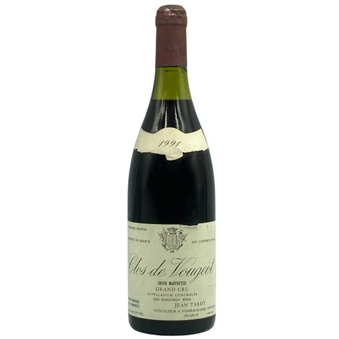 ジャン タルディ クロ ド ヴージョ グランクリュ 1991 750ml 13.5% Jean Tardy Clos de Vougeot Grande Cru ブルゴーニュワイン【T1】