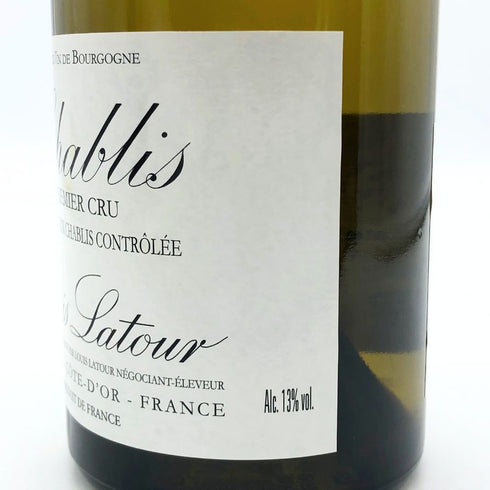 ルイ ラトゥール シャブリ プルミエクリュ 2023 750ml 13% Louis Latour Chablis 1er Cru 白ワイン【B0】