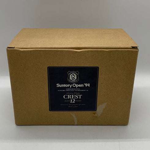 東京都限定◆サントリー クレスト 12年 オープン1994 記念ボトル 陶器 カワセミ 43% 500ml SUNTORY CREST 906g【K4】
