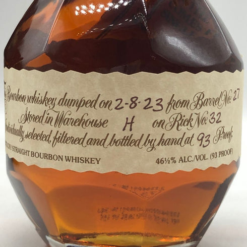 ブラントン シングルバレル 2023 750ml 46.5% Blanton's SINGLE BARREL バーボン【H4】