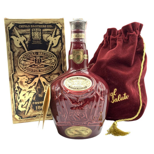 シーバス ブラザーズ ロイヤル サルート 21年 赤陶器 700ml 40% CHIVAS BROTHERS ROYAL SALUTE 1337g【L1】