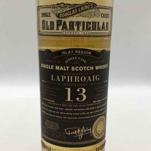 ダグラスレイン オールドパティキュラー ラフロイグ 13年 2012-2025 700ml 56.4% DOUGLAS LAING’S OLD PARTICULAR LAPHROAIG スコッチウイスキー【C3】