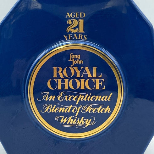 ロングジョン ロイヤルチョイス 12年 陶器ボトル 700ml 43% LongJohn ROYALCHOICE 1197g【Q1】