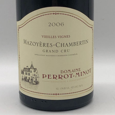 ドメーヌ ペロ ミノ マゾワイエール シャンベルタン 2006 750ml 13% DOMAINE PERROT MINOT MAZOYERES CHAMBERTIN ブルゴーニュワイン【K1】