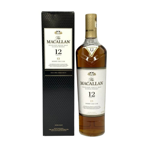 ザ マッカラン 12年 シェリーオークカスク 700ml 40% The MACALLAN 箱付 スコッチウイスキー【C4】