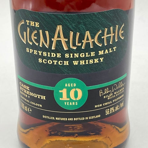 グレンアラヒー 10年 カスクストレングス バッチ7 56.8% 700ml GLEN ALLACHIE CASK STRENGTH Batch スコッチウイスキー【P2】
