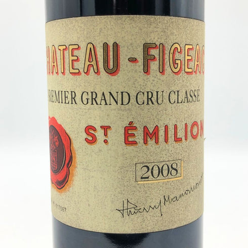 シャトー フィジャック プルミエ グランクリュ クラッセ サンテ ミリオン 2008 750ml 13.5% Chateau Figeac ボルドーワイン【M0】