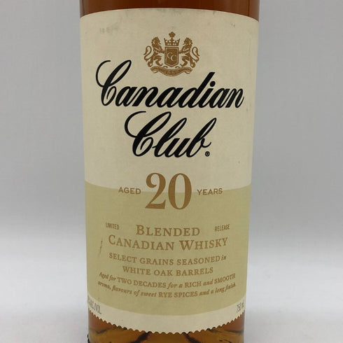 カナディアンクラブ 20年 CANADIAN CLUB 750ml 40% スコッチウイスキー【X1】