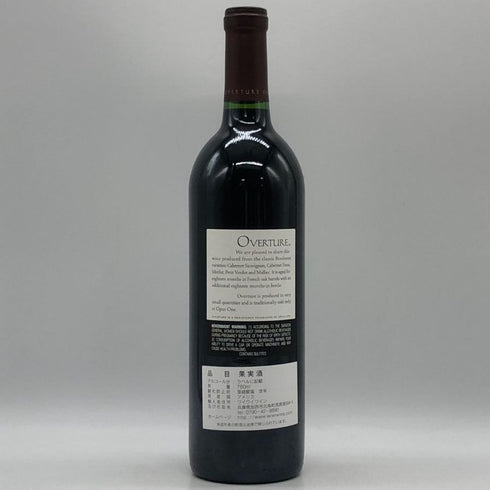 オーバーチュア 750ml 14% OVERTURE カリフォルニアワイン【O0】