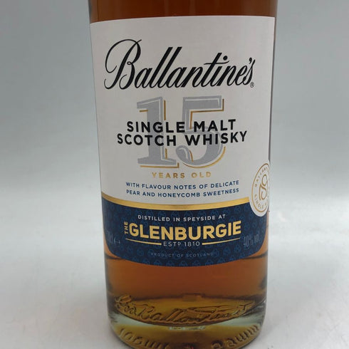 バランタイン グレンバーギー 15年 シングルモルト 700ml 40% Ballantine's GLENBURGIE スコッチウイスキー【H4】