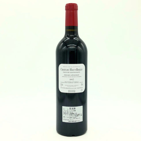シャトー オー バイィ 2007 750ml 12.5% CHATEAU HAUT BAILLY ボルドーワイン【E0】