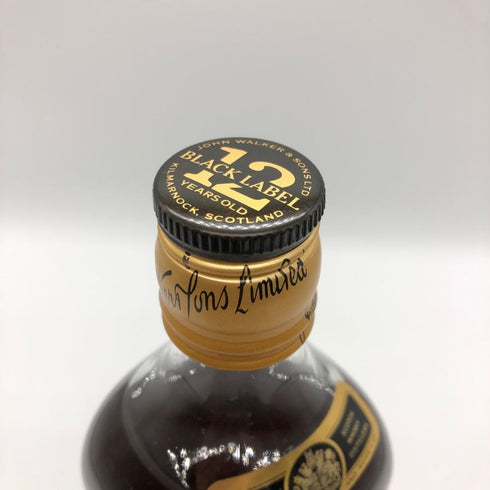 ジョニーウォーカー ブラックラベル 12年 エクストラ スペシャル 黒金キャップ 750ml 43% Johnnie Walker BLACK LABEL EXTRA SPECIAL スコッチウイスキー【M4】