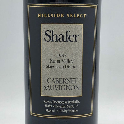 シェーファー ヒルサイドセレクト カベルネソーヴィニョン ナパバレー 1995年 750ml 14.1% Shafer カリフォルニアワイン【A4】