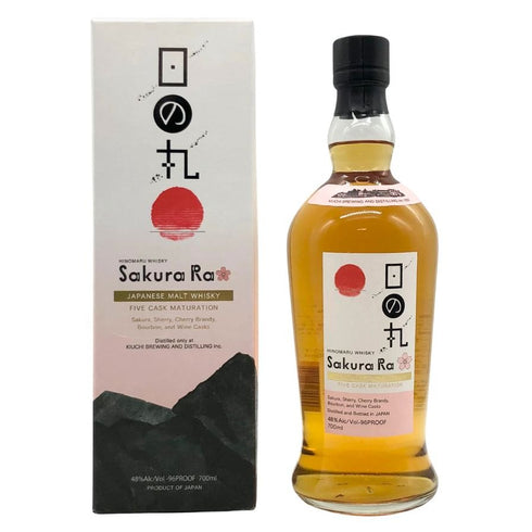 東京都限定◆木内酒造 日の丸 ウイスキー さくら・ら ジャパニーズモルト ウイスキー 700ml 48% Sakura Ra 【T】