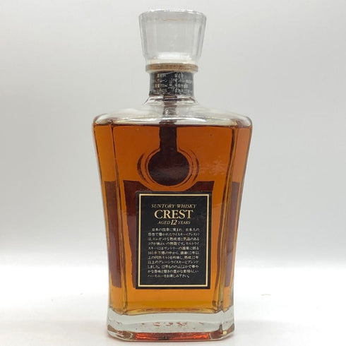 東京都限定◆サントリー クレスト 12年 向獅子マーク 700ml 43% SUNTORY 【W4】