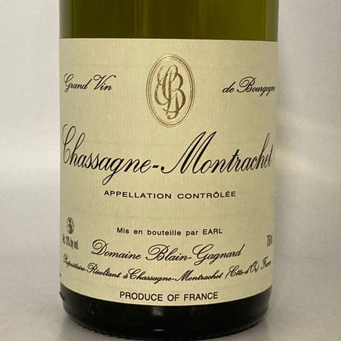 ブラン ガニャール シャサーニュ モンラッシェ 2022 750ml 13% Blain Gagnard Montrachet 白ワイン【Q2】