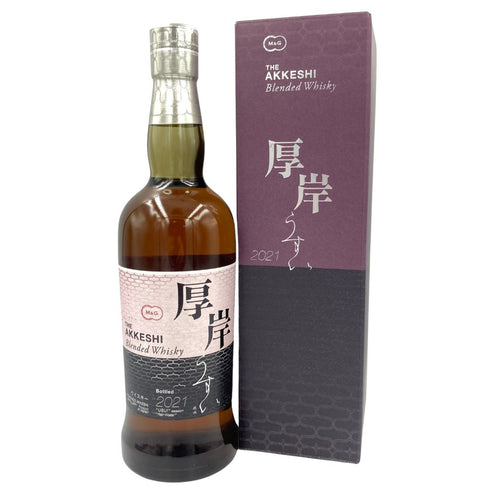 東京都限定◆厚岸 雨水 うすい 2021 700ml 48% THE AKKESHI【Q4】