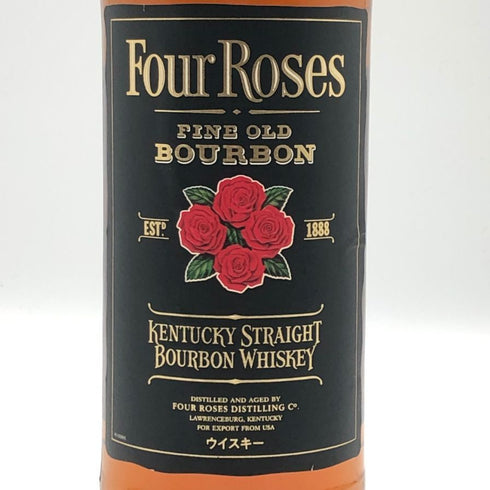 フォアローゼス ブラックラベル 700ml 40% Four Roses バーボン【O0】