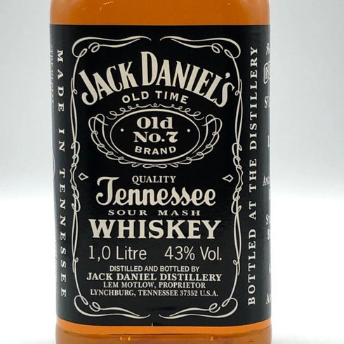ジャックダニエル Old No.7 テネシー ウイスキー 1000ml 43% JACK DANIEL'S バーボン【Q0】
