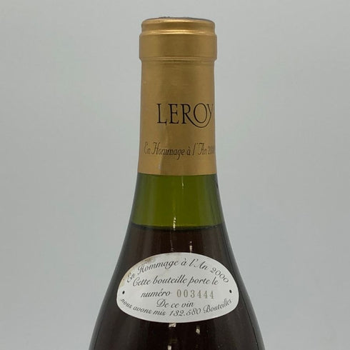 ルロワ ブルゴーニュ オマージュ ア ラン 2000 750ml Leroy Bourgogne Hommage a l'An ブルゴーニュワイン【J4】