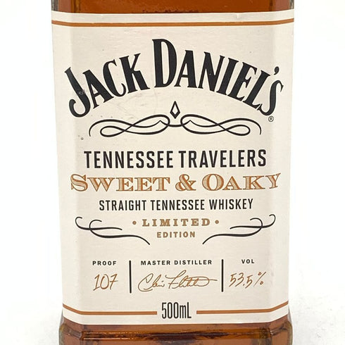 ジャックダニエル テネシートラベラーズ スウィート&オーキー No.1 500ml 53.5% JACK DANIERL'S TENNESSEE TRAVELERS SWEET&OAKY アメリカウイスキー【H】