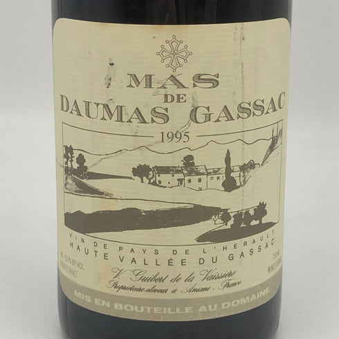 マス ド ドマ ガサック 1995 18.5% 750ml Mas de Daumas Gassac Rouge フランスワイン【F2】