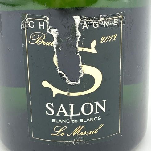 サロン ブランドブラン ル メニル ブリュット 2012 750ml 12% SALON Blanc de Blancs Le Mesnil Brut シャンパン【E2】