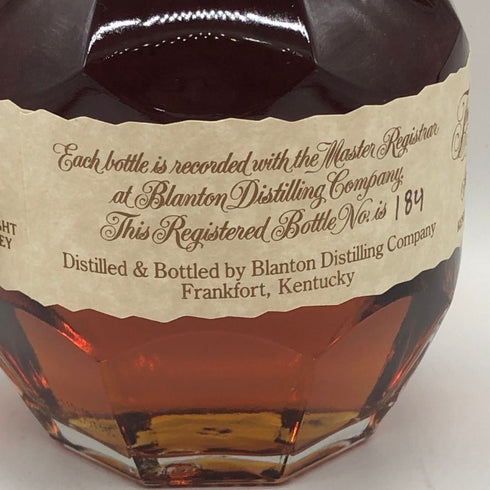 ブラントン シングルバレル 2024 750ml 46.5% Blanton's SINGLE BARREL バーボン【R1】
