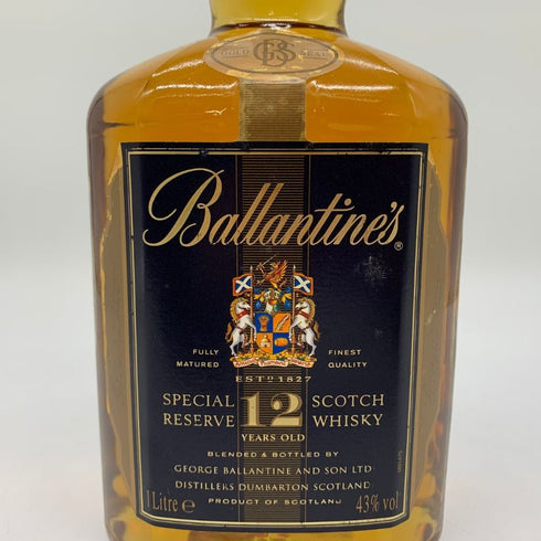 バランタイン 12年 スペシャルリザーブ 1000ml 43% Ballantine's Special Reserve スコッチウイスキー【M4】