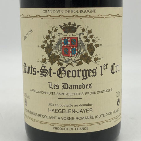 ドメーヌ エジュラン ジャイエ ニュイ サン ジョルジュ プルミエ クリュ レ ダモド 2008 750ml 13.5% DOMAINE HAEGELEN JAYER ブルゴーニュワイン【C3】