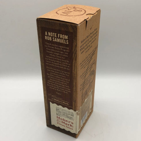 メーカーズマーク プライベートセレクト 2023 750ml 54% Maker's Mark Private Selection バーボン【A1】
