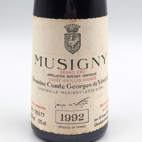 ドメーヌ コント ジョルジュ ド ヴォギュエ ミュジニー 1992 375ml 12% Comte Georges de Vogue ブルゴーニュワイン【M1】