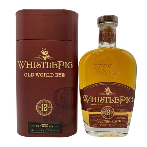 ホイッスルピッグ 12年 オールドワールド ライ 700ml 43% WHISTLEPIG OLD WORLD RYE 【M4】