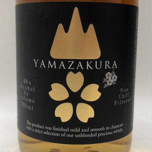 東京都限定◆安積蒸留所 ブレンデッドウイスキー山桜 黒ラベル 700ml 46% YAMAZAKURA 【H2】