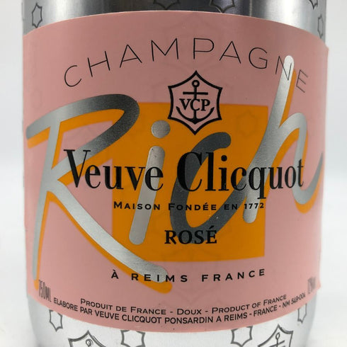 ヴーヴ クリコ ロゼ リッチ 750ml 12% Veuve Clicquot Rich Rose シャンパン【J4】