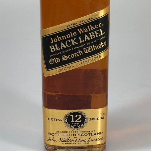 ジョニー ウォーカー ブラックラベル エクストラ スペシャル 特級 黒金キャップ 750ml 43% Johnnie Walker Black Label Extra Special スコッチウイスキー【D0】