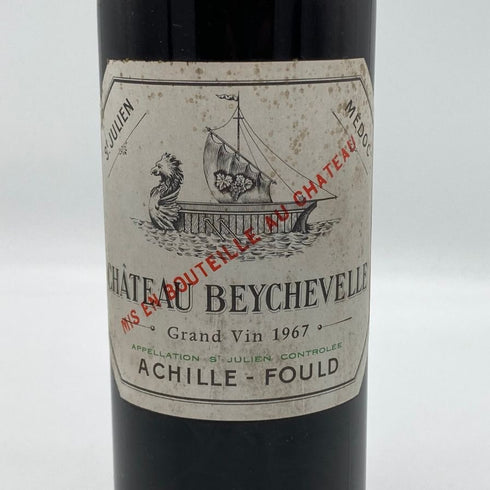 シャトー ベイシュヴェル 1967 750ml 14%未満 CHATEAU BEYCHEVELLE ボルドーワイン【H2】