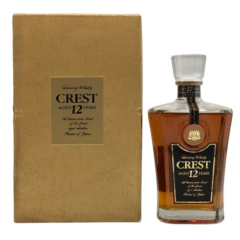 東京都限定◆サントリー クレスト 12年 向獅子マーク 700ml 43% SUNTORY 【W4】