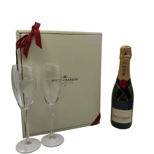 モエ エ シャンドン ブリュット 白 グラス付き 375ml 12% Moet & Chandon BRUT シャンパン【L0】