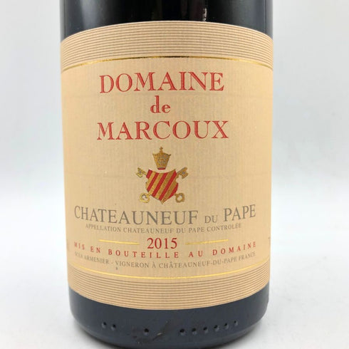 ドメーヌ ド マルクー シャトーヌフ デュ パプ 2015 750ml 14.5% Domaine de Marcoux Chateauneuf du Pape ブルゴーニュワイン【M4】