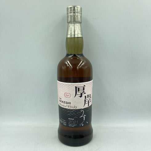 東京都限定◆厚岸 雨水 うすい 2021 700ml 48% THE AKKESHI【Q4】