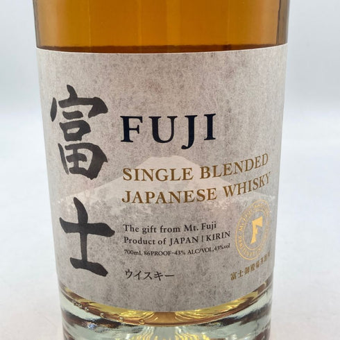 東京都限定◆富士 シングル ブレンデッド ウイスキー 700ml 43% FUJI SINGLE BLENDED 【A】
