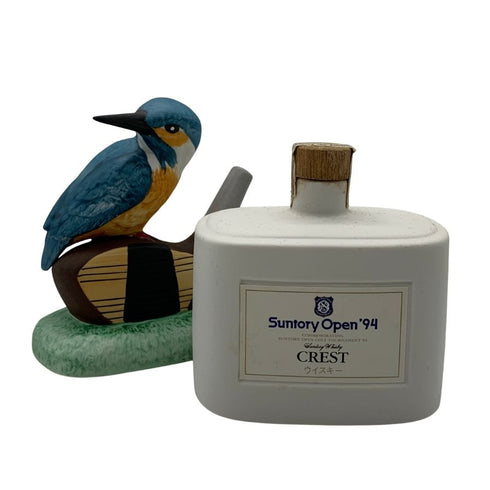 東京都限定◆サントリー クレスト 12年 オープン1994 記念ボトル 陶器 カワセミ 43% 500ml SUNTORY CREST 906g【K4】