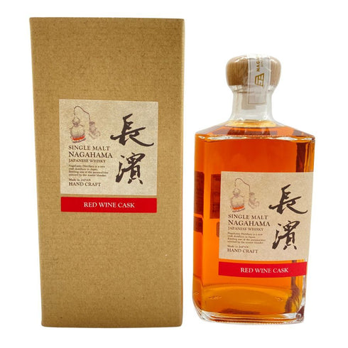 東京都限定◆長濱蒸溜所 シングルモルト レッドワインカスク カスクストレングス バッチ2223 500ml 51.5% NAGAHAMA SINGLE MALT RED WINE CASK 【K1】