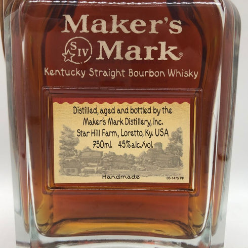 メーカーズマーク VIP レッドキャップ 750ml 45% MAKER'S MARK バーボン【W4】