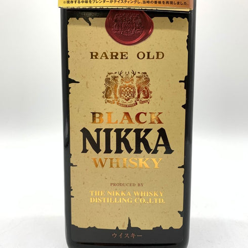 ニッカ ブラックニッカ 初号 復刻 レア オールド 43% 720ml NIKKA BLACK NIKKA RARE OLD 【U】