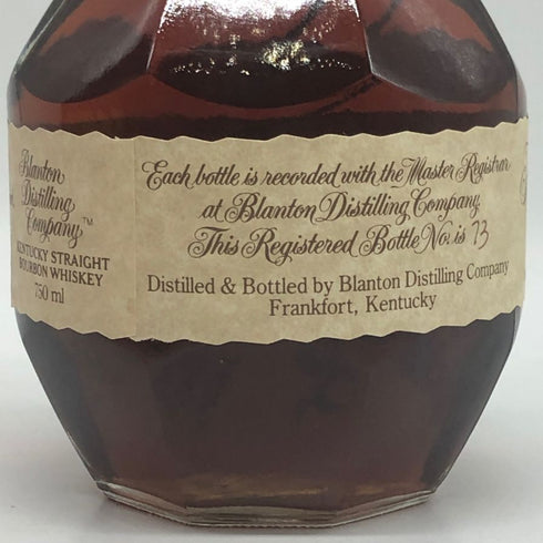 ブラントン シングルバレル 11/5/01 750ml 46.5% Blanton's SINGLE BARREL バーボン【L4】