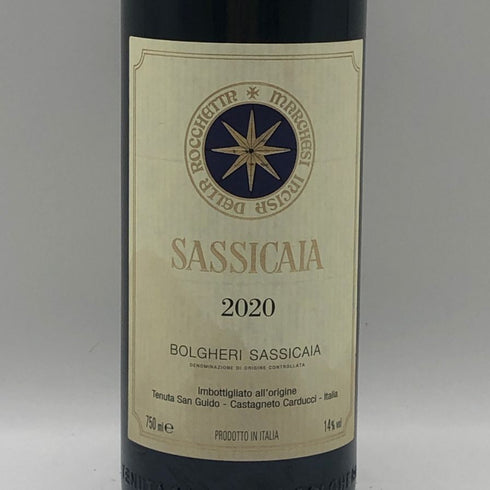 サッシカイア 2020 750ml 14% SASSICAIA イタリアワイン【K1】