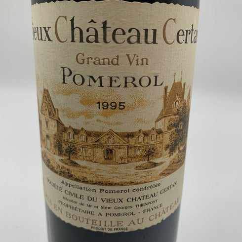 ヴュー シャトー セルタン グランヴァン 1995 750ml 12.5% Vieux Chateau Certan Grand Vin ボルドーワイン【N4】