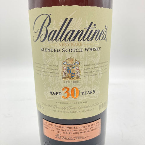 バランタイン 30年 ベリーレア ウイスキー 700ml 40% Ballantine's Very Rare 【L】